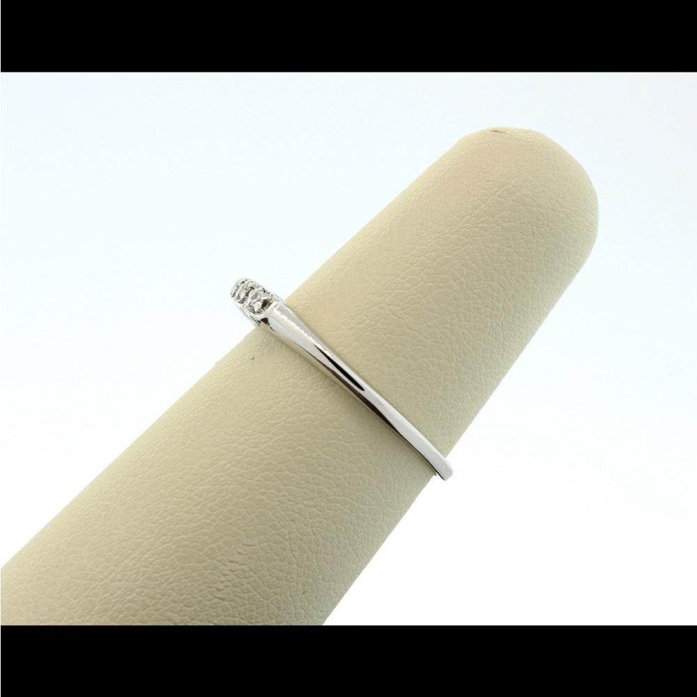 Vintage diamond half eternity band - Picture 4 of 5